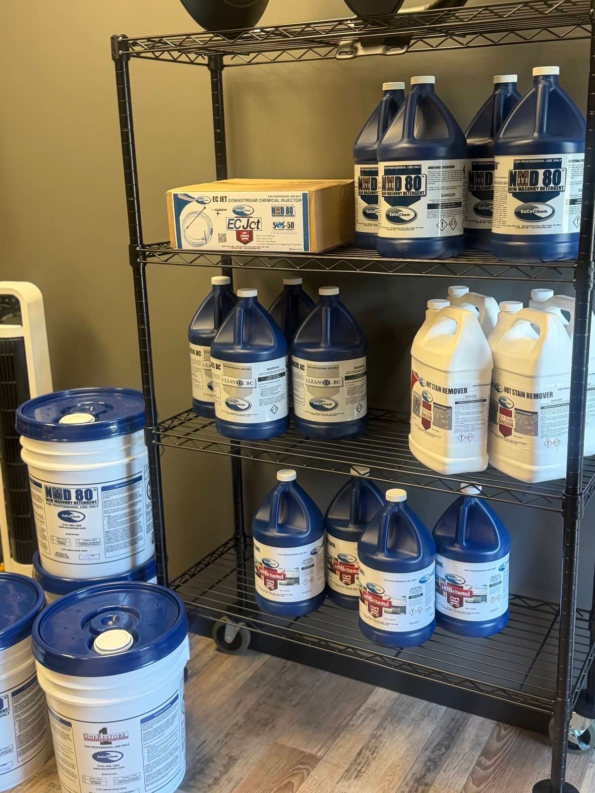 EaCo Chem NMD 80 gallon jugs in stock at Desco Equipment